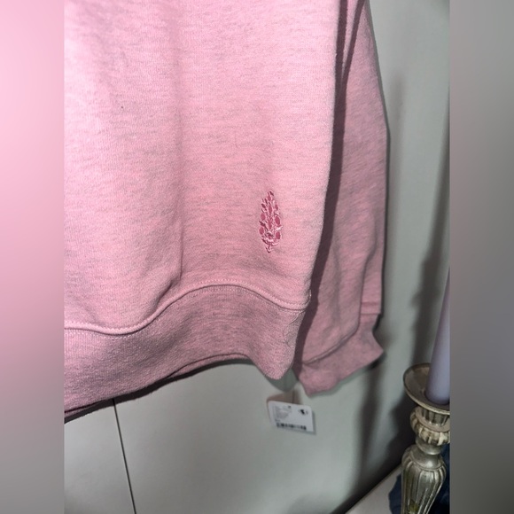 NWT Free People Movement For The Win Pullover In Candy Pink Heather - Picture 7 of 10